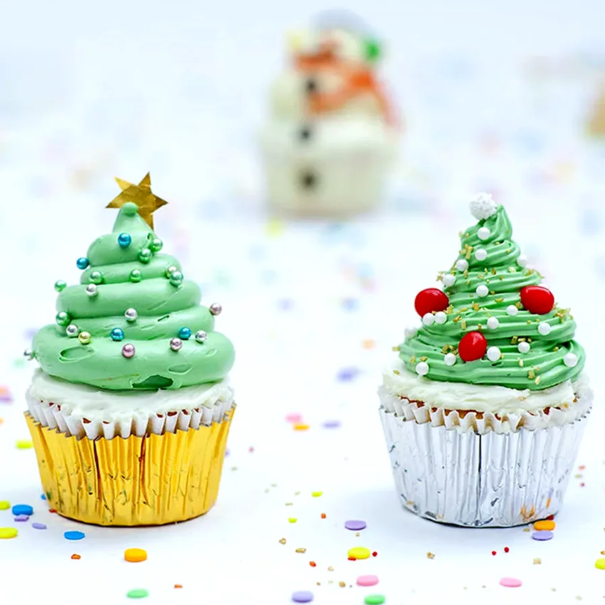 30 Simple Holiday Dinner Menu Ideas for Christmas Christmas Tree Cupcakes