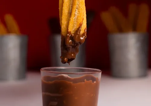 Churros with Chocolate Sauce