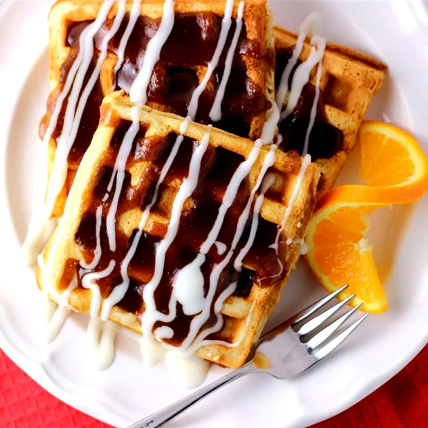 15 Sweet Breakfast Ideas That Taste Like Amazing Desserts Cinnamon Roll Waffles