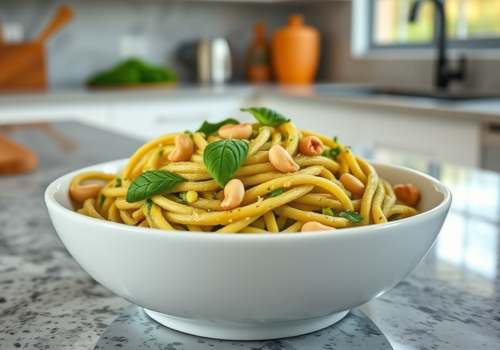 Classic Basil Pesto Pasta