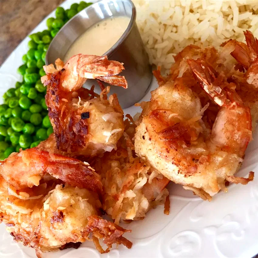 36 Island Cocktails and Tropical Food Favorites Coconut Shrimp I
