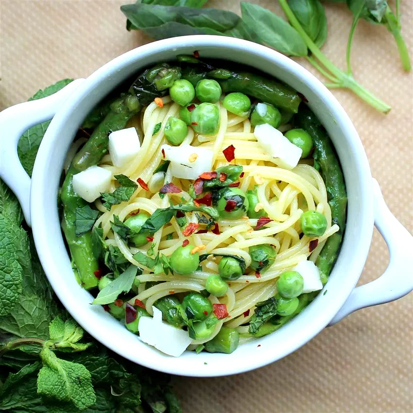 10 Amazing Asparagus Pasta Dishes You'll Cook Again & Again Cool and Light Pasta and Herbs
