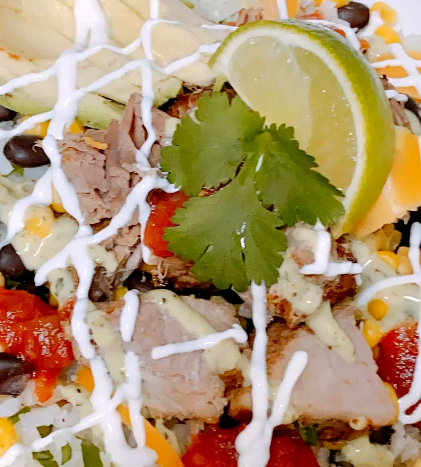 Copycat Cauliflower Rice Bowl with Cilantro
