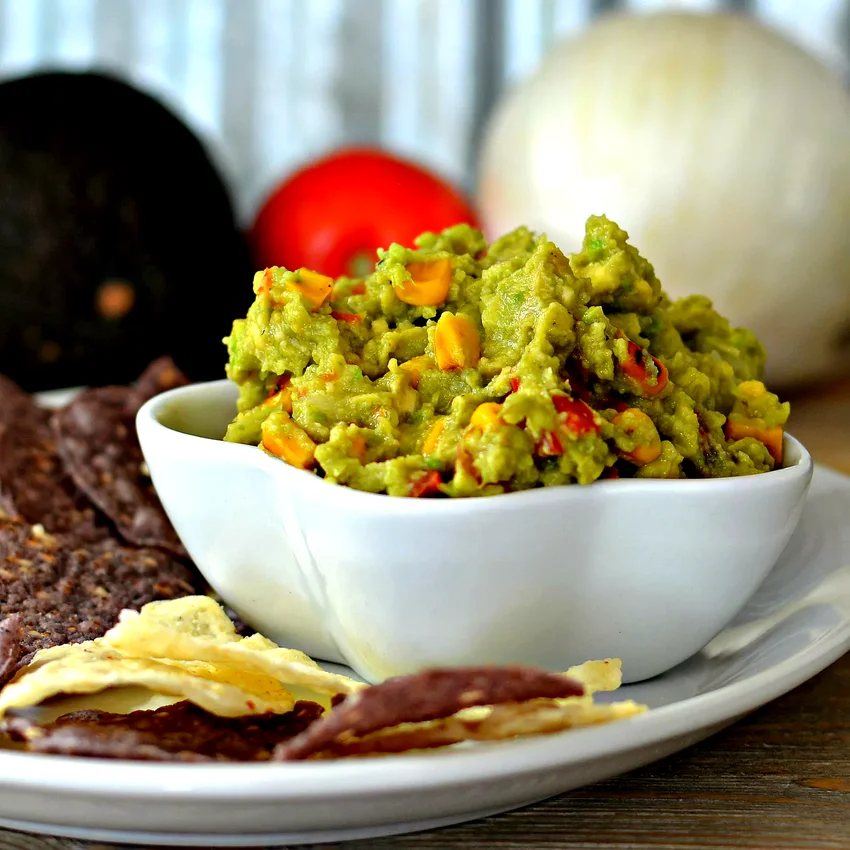 15 Plant-Based Dips for Amazing Party Entertaining Corn and Avocado Dip