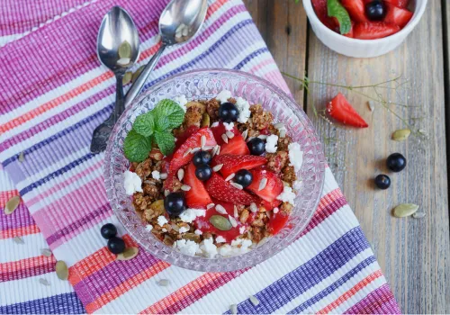 Cottage Cheese and Granola Bowl