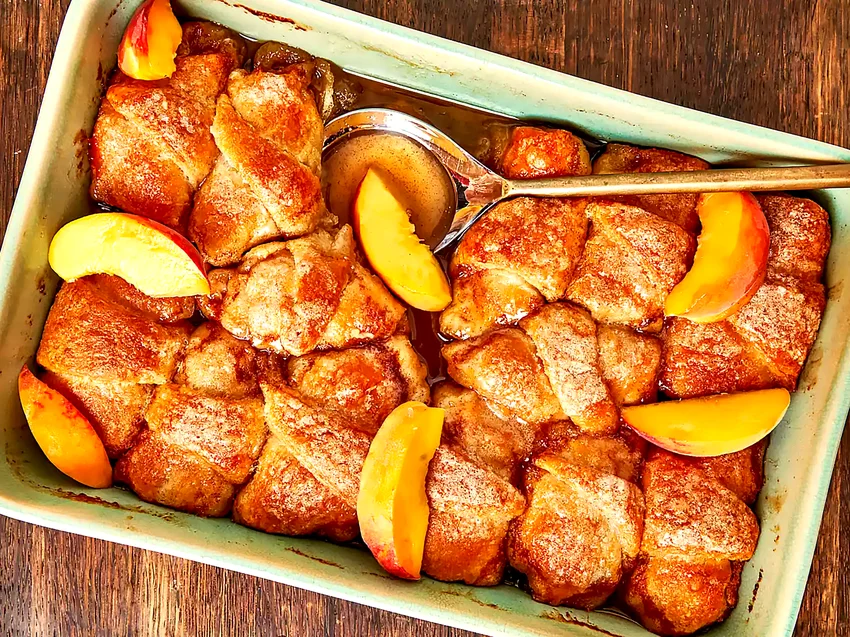 Country Peach Dumplings