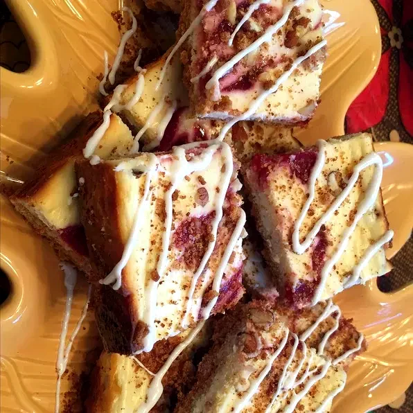 26 Creative Ways to Cook with Fresh Cranberries Cranberry Almond Swirl Cheesecake Cookie Bars