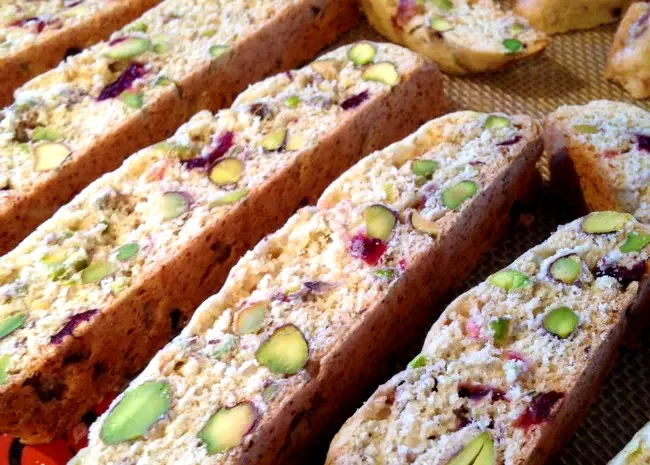 15 Classic Italian Christmas Cookies Nonna Would Approve Of Cranberry Pistachio Biscotti