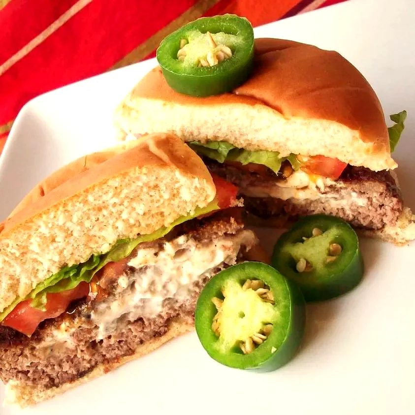 Cream Cheese Jalapeno Hamburgers