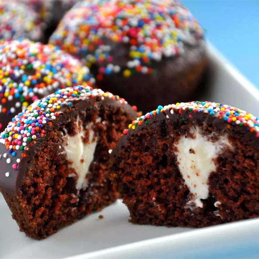17 Restaurant-Style Desserts You Can Make at Home Cream-Filled Cupcakes