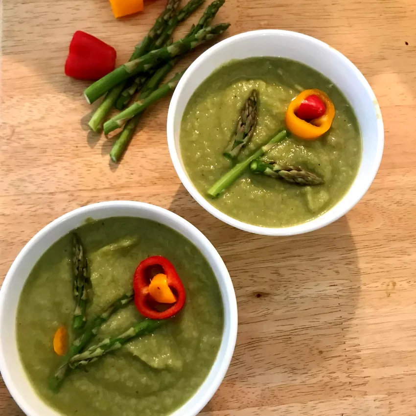 Top 16 Creamy Cauliflower Soup Recipes for Cozy Meals Creamy Asparagus and Cauliflower Soup