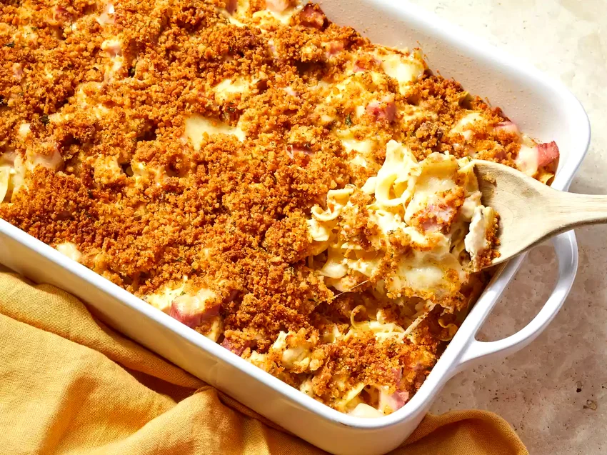 Creamy Chicken Cordon Bleu Casserole