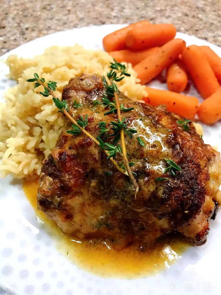 Creamy Lemon Chicken Thighs