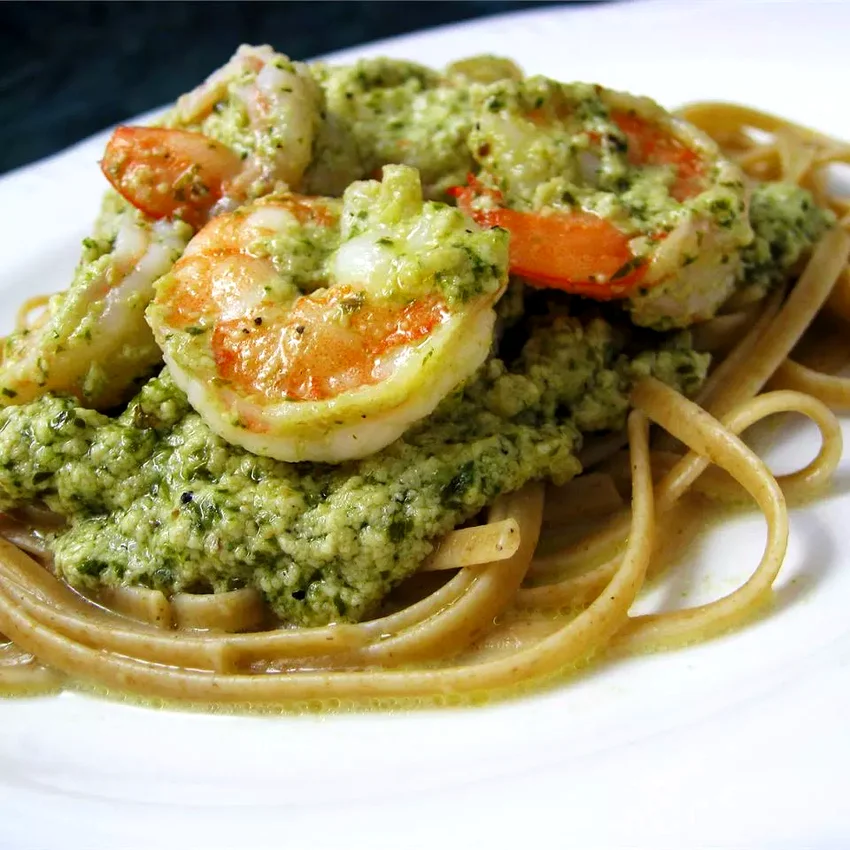 Creamy Pesto Shrimp