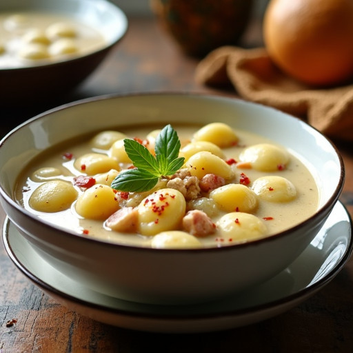 Creamy Tuscan Chicken Gnocchi Soup