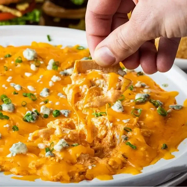 Crockpot Buffalo Chicken Dip