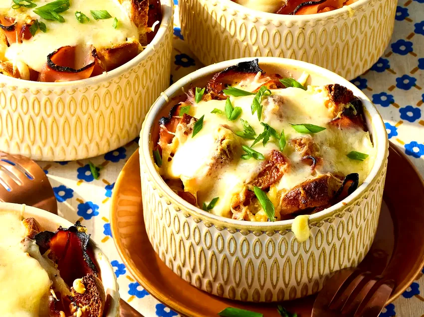 20 Simple Ways to Transform Your Pack of Deli Meat Croque Monsieur Casserole