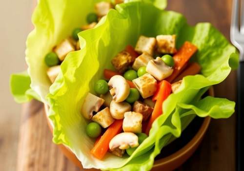 Crunchy Asian Lettuce Wrap