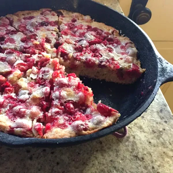 Crustless Cranberry Pie