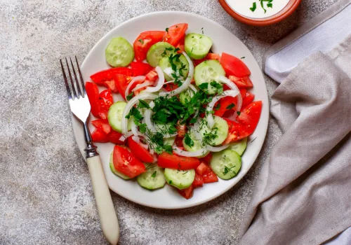 Cucumber and Tomato Salad