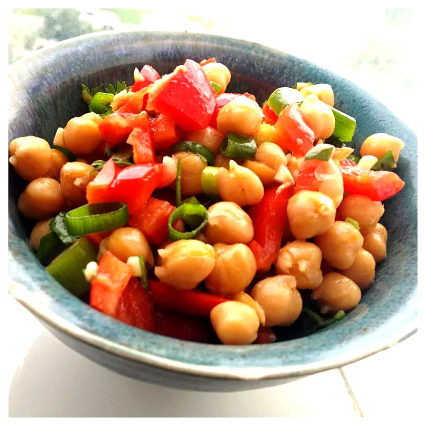 Cumin and Coriander Chickpea Salad