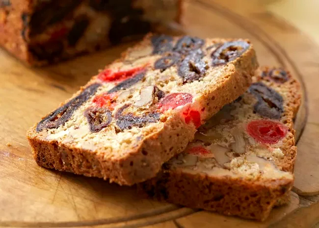 Date Nut Loaf Cake