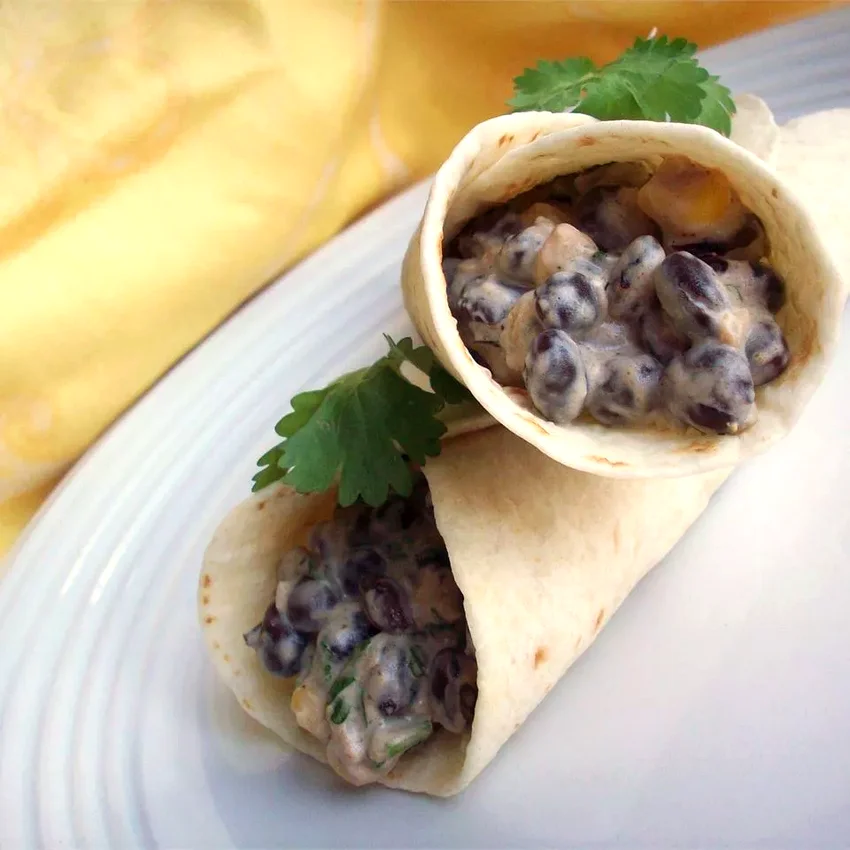 Delicious Black Bean Burritos
