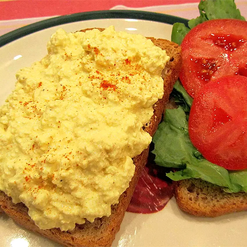Deviled Eggless Salad