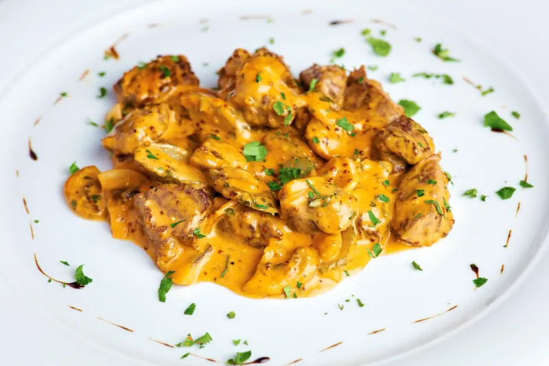 Dijon Beef Stroganoff