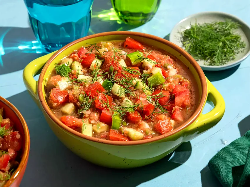 30 Heat-Free Summer Dishes to Beat the Hot Weather Dill Gazpacho