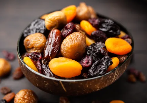 Dried Fruits (Prunes, Dates, Apricots)