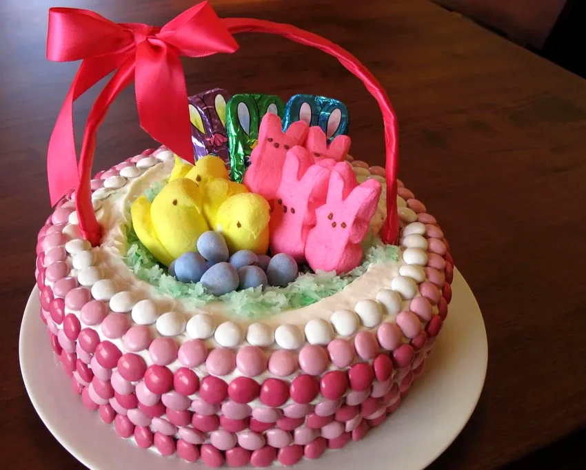 32 Amazing Desserts Using White Cake Mix for Easy Baking Easter Basket Cake