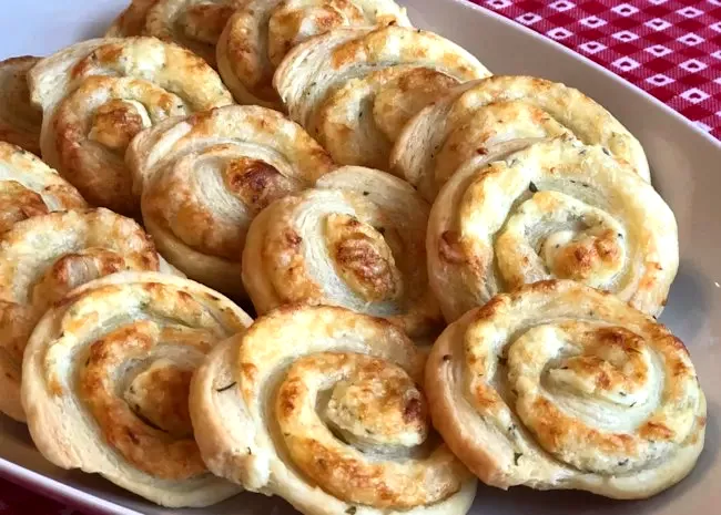 25 Flaky Puff Pastry Savory Recipes to Try Today Easy 3-Ingredient Cheese Pinwheels
