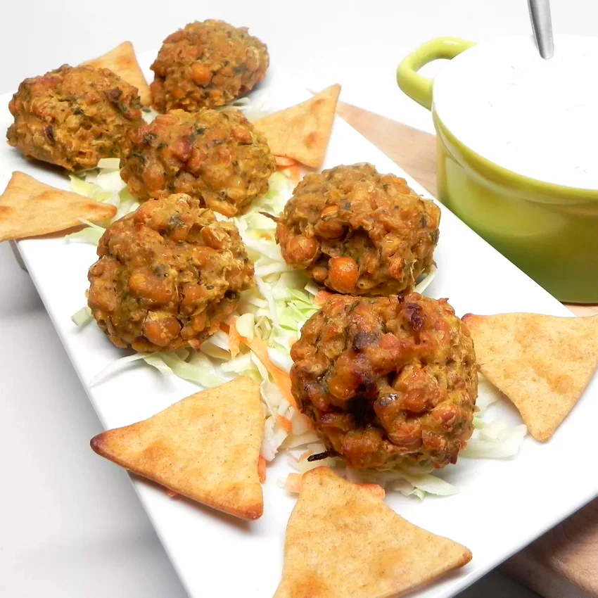15 Delicious And Easy Recipes For Kids Birthday Celebrations Easy Baked Falafel with Cucumber-Yogurt Sauce