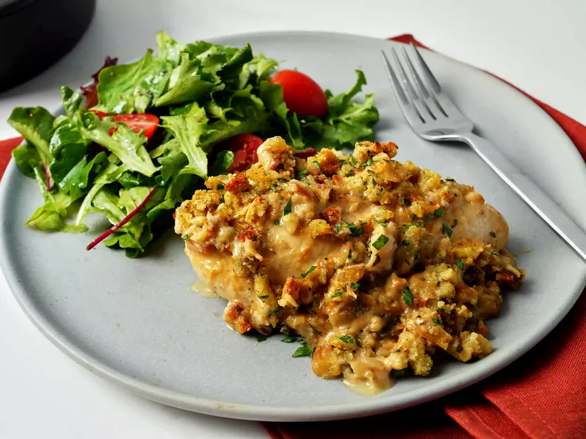 Easy Chicken and Stuffing Bake