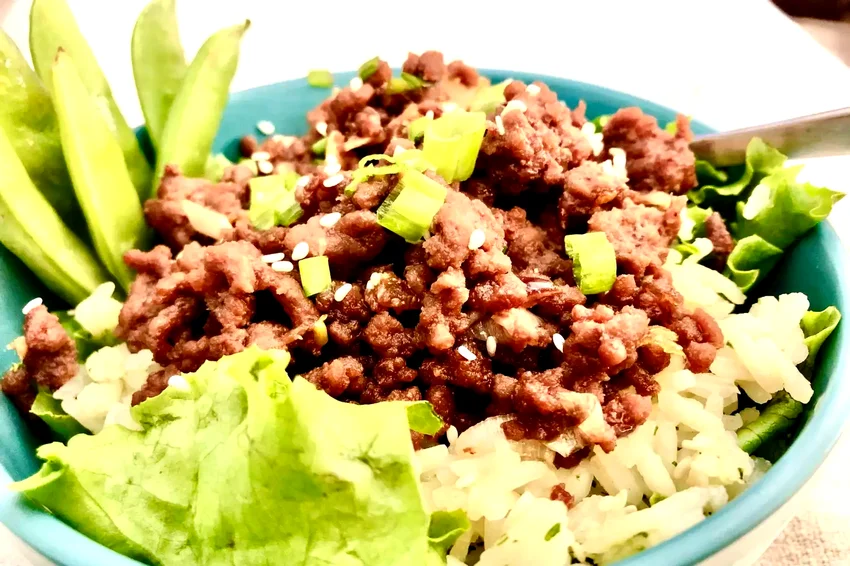 Easy Korean Ground Beef Bowl