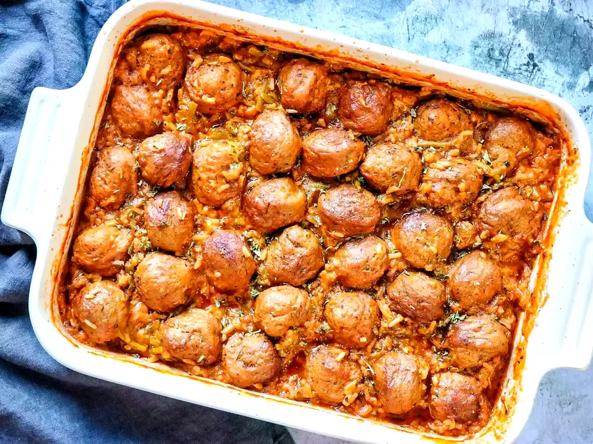 25 Creative Ways to Cook with Canned Tomato Soup Easy Meatball Casserole