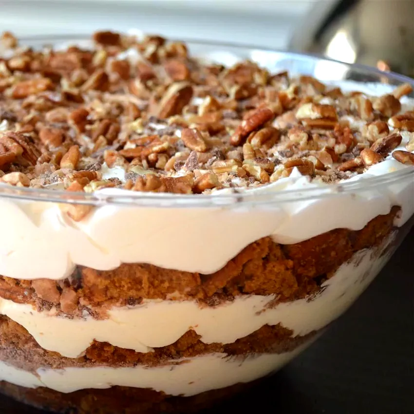 Easy Pumpkin Cream Trifle
