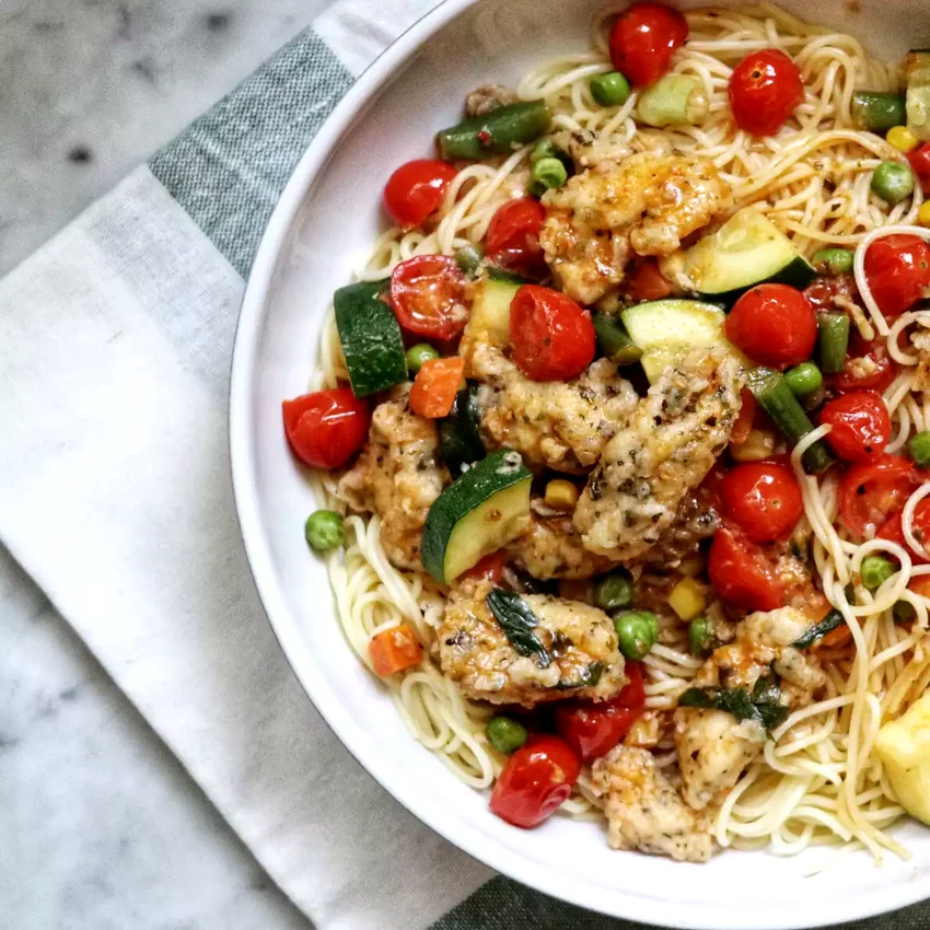 Easy Skillet Chicken Primavera