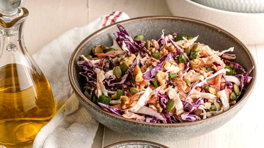 Easy Vegan Coleslaw