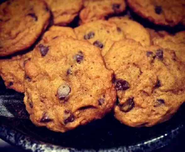 Egg Free Chocolate Chip Pumpkin Cookies