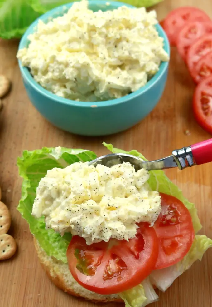 Egg Salad Finely Mashed