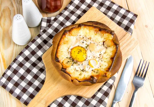 Egg White Breakfast Pizza