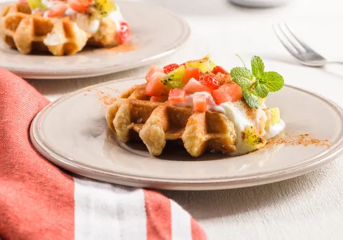 Egg White Waffles