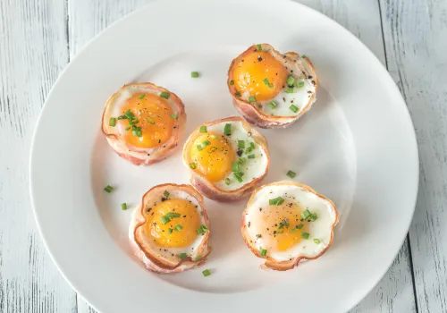 Egg White and Mushroom Breakfast Cups