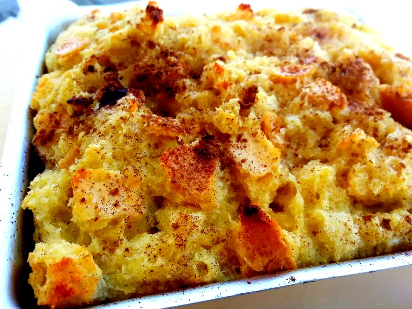 20 Holiday Treats Perfect for Eggnog Enthusiasts Eggnog Bread Pudding with Coquito Sauce