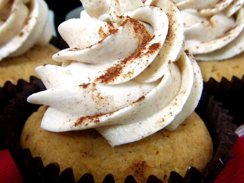 20 Holiday Treats Perfect for Eggnog Enthusiasts Eggnog Cupcakes with Whipped Eggnog Buttercream