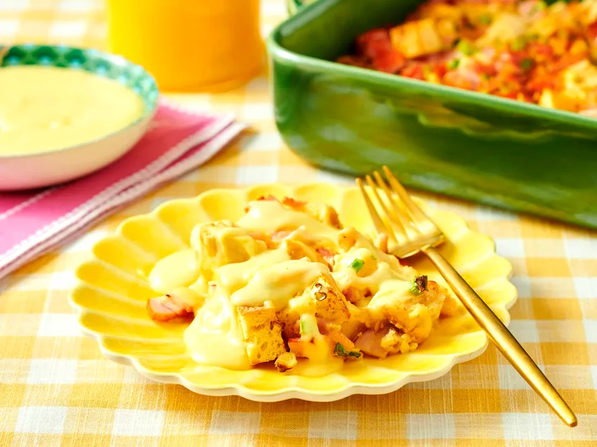 20 Large-Batch Morning Meals That Serve Big Groups Eggs Benedict Casserole