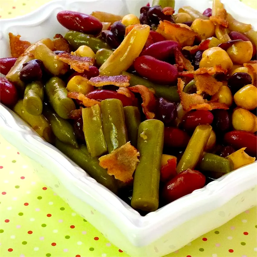 30 Ways to Make Canned Green Beans Actually Delicious Fabulous Hot Five Bean Salad