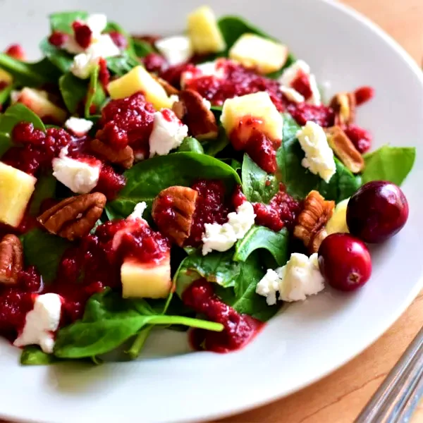 26 Creative Ways to Cook with Fresh Cranberries Fall Salad with Cranberry Vinaigrette